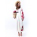 Sale!! Embroidered Boho Dress "White Story", sizes XS, XXXL